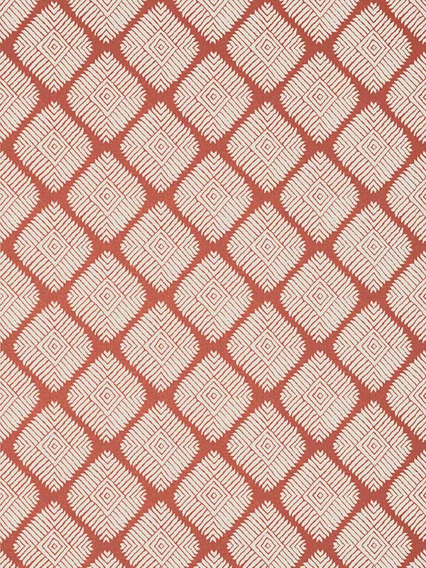 Austin Diamond Coral Wallpaper T13248 by Thibaut Wallpaper for sale at Wallpapers To Go