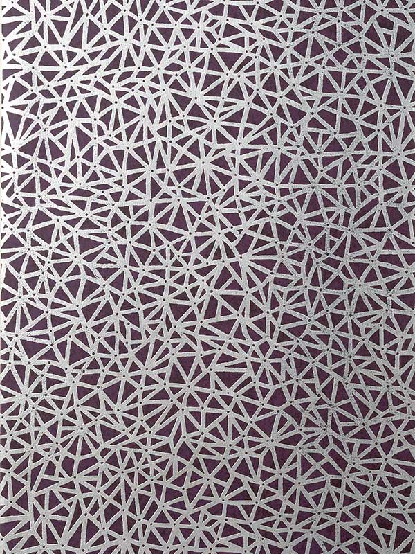 Aedan Plum Wallpaper T10407 by Thibaut Wallpaper for sale at Wallpapers To Go