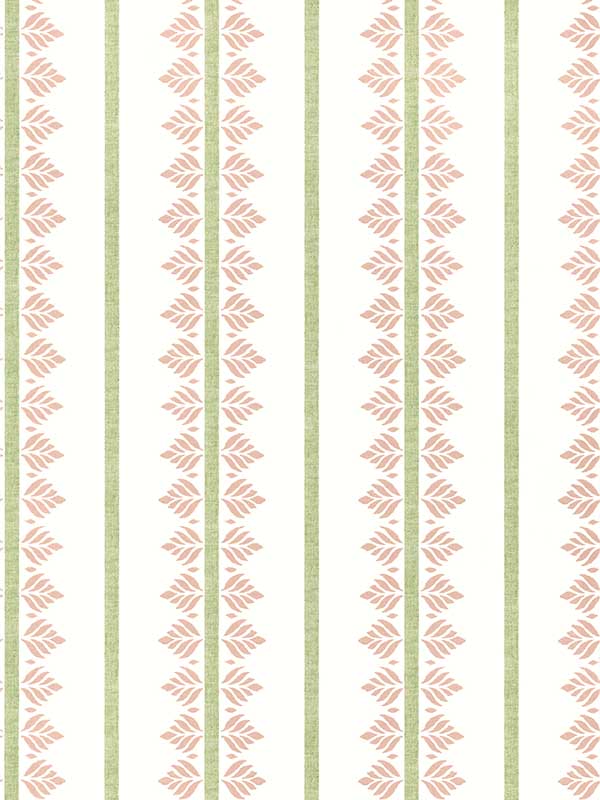 Fern Stripe Blush Wallpaper AT15100 by Anna French Wallpaper for sale at Wallpapers To Go